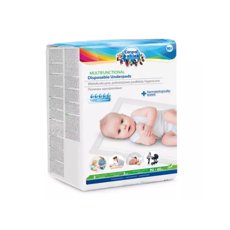 Canpol Babies Wielofunkcyjne Podkłady Higieniczne (10 sztuk)