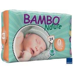 Bambo Nature Pieluszki 0 Premature 1-3 kg, 24 sztuki
