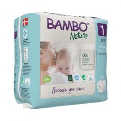 Bambo Nature 1 Newborn 2-4 kg, 22 sztuki Pieluszki Jednorazowe