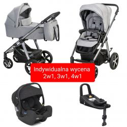 Baby Design Husky 2021 (Pompowane Koła) Wózek 2w1 Głęboko...