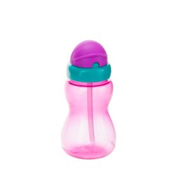 Canpol Babies Bidon ze Składaną Rurką Silikonową 270ml Pink