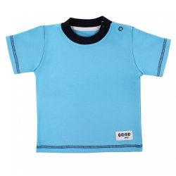 Eevi T-Shirt Chłopięcy 74 Bike Niebieski