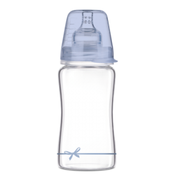 Lovi Butelka Szklana Diamond Glass 3m+ (250 ml) Baby Shower Boy