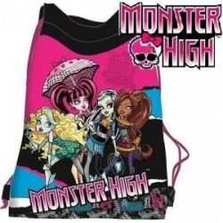 Worek Szkolny na Buty Plecak na Stój na Basen Monster High