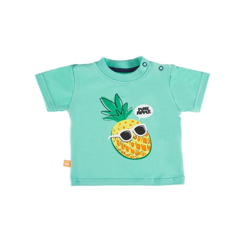 Eevi T-shirt 80 Zielony Ananas dla Chłopca