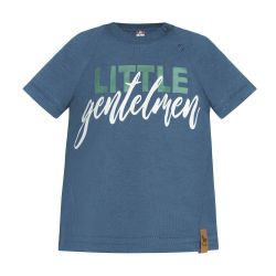 2be3 Koszulka Niebieska 74 Little Gentleman dla Chłopca