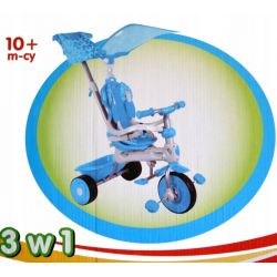 Baby Trike New Rowerek 4w1 (10 m+, 18m+, 24m+) Czerwony
