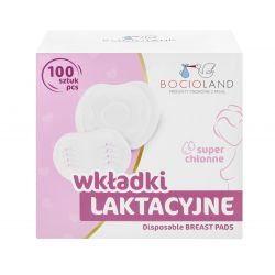 Bocioland Wkładki Laktacyjne Superabsorbent Big Pack 100 sztuk